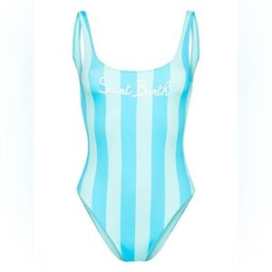 MC2 St. Barth Striped Swimsuit, Sz M